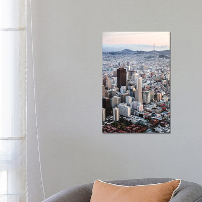 San Francisco Business District 1 Piece Wrapped Canvas Wall Art