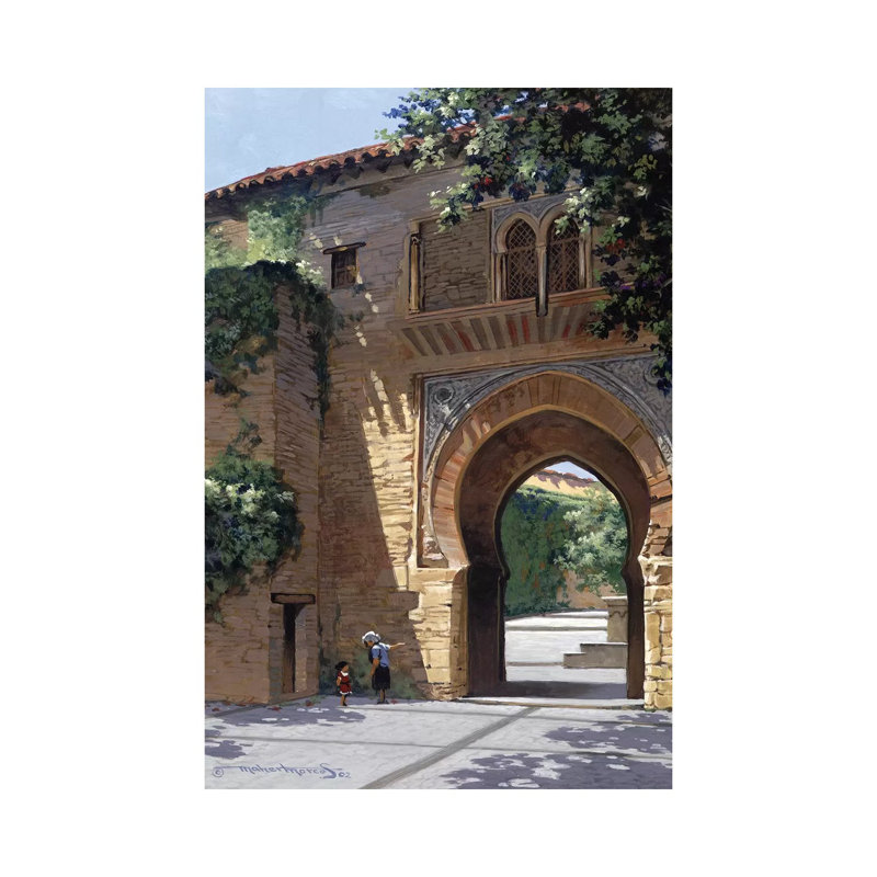 " The Gate To Alhambra ", 26" H x 18" W x 1.5" D