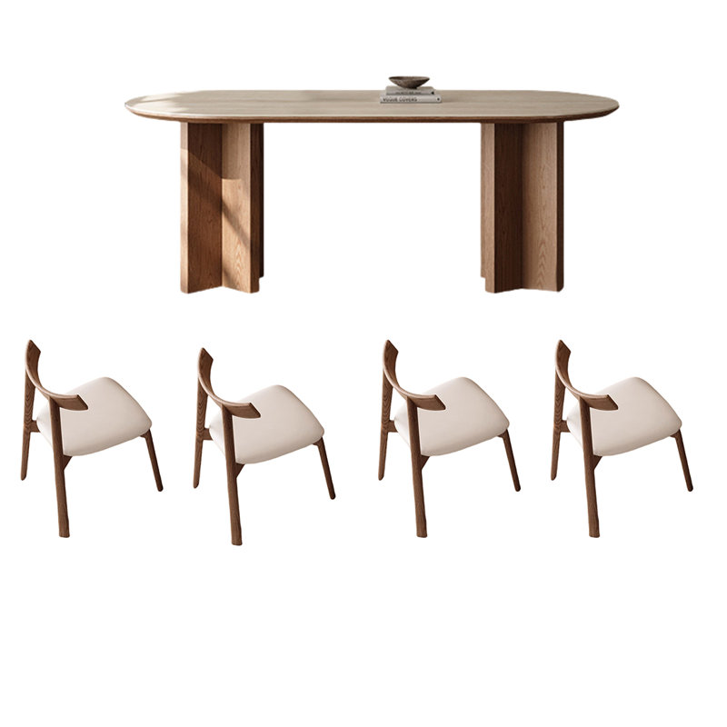 Table de salle à manger Mid-Century, H 29,53 po x L 62,99 po x l 31,5 po