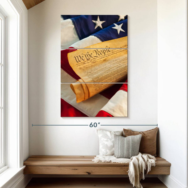 Keiri American Flag Preamble, 50" H x 32" W