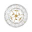Grand lustre cylindrique à neuf lumières Lillia