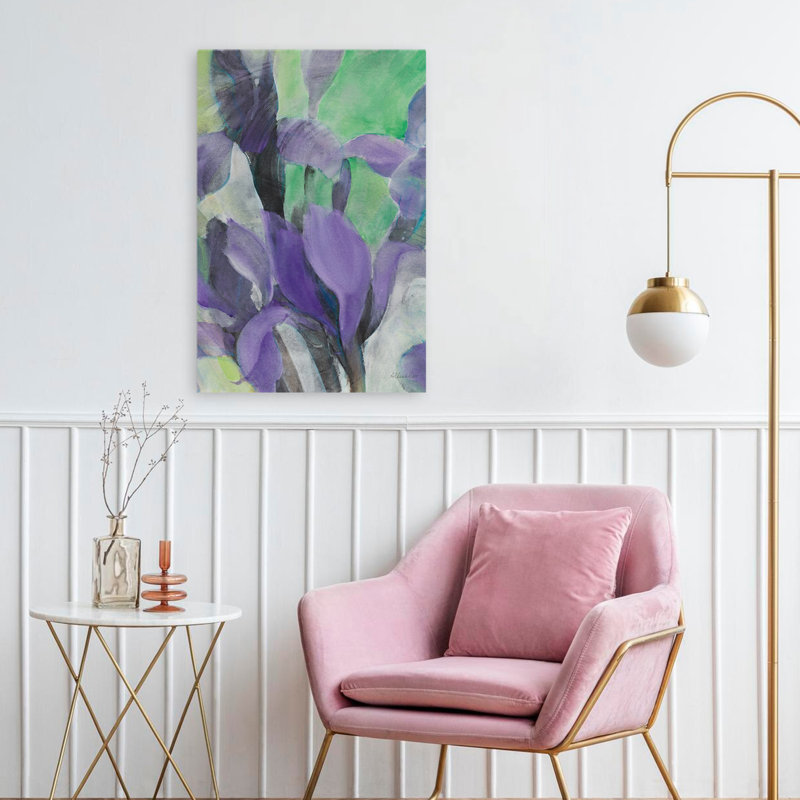 Promesse du printemps I, bouton floral contemporain, H 24 po x l 16 po