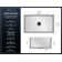 Luxury 33" L x 20" W Dual Mount Kitchen Sink with Basket Strainer