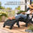 Foldable HIPS Outdoor Adirondack Ottoman, Weather Resistant Footrest for Patio Porch Balcony-316474353