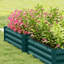 Ensemble de 2 jardinières surélevées, jardinière galvanisée-713157200