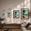 Tropical Palm At Dawn Coastal - Print-1877374946-1877374969