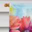 Gerbera dans un drapeau de maison aquarelle