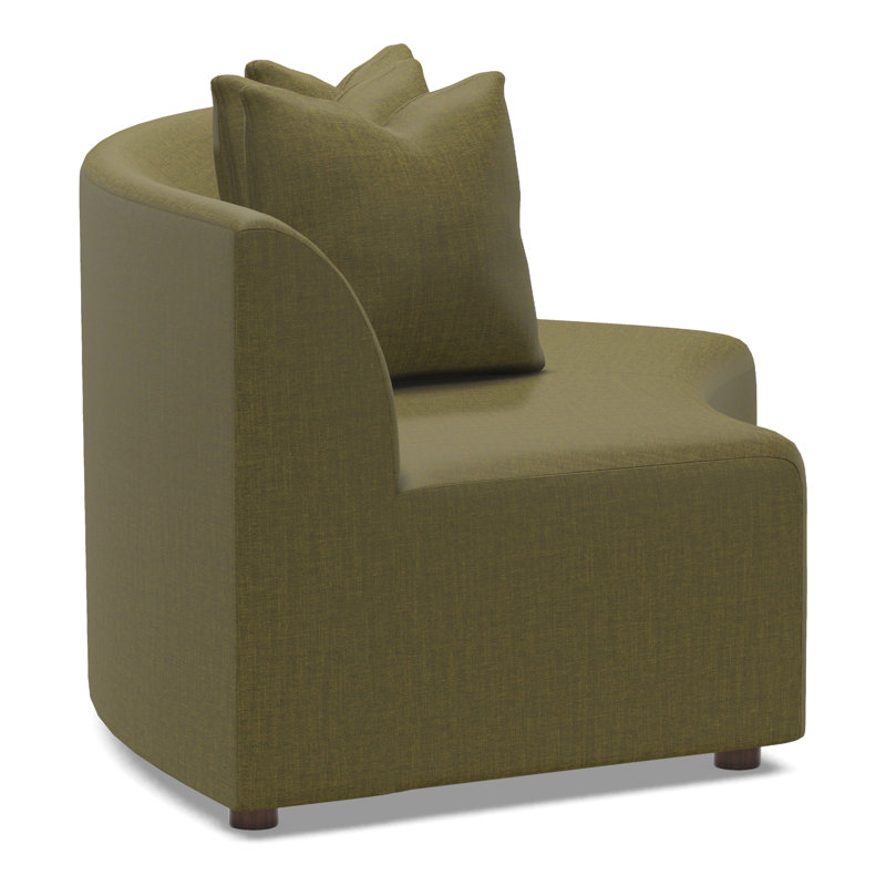 Alston Armless Curved Sofa, 2361-21