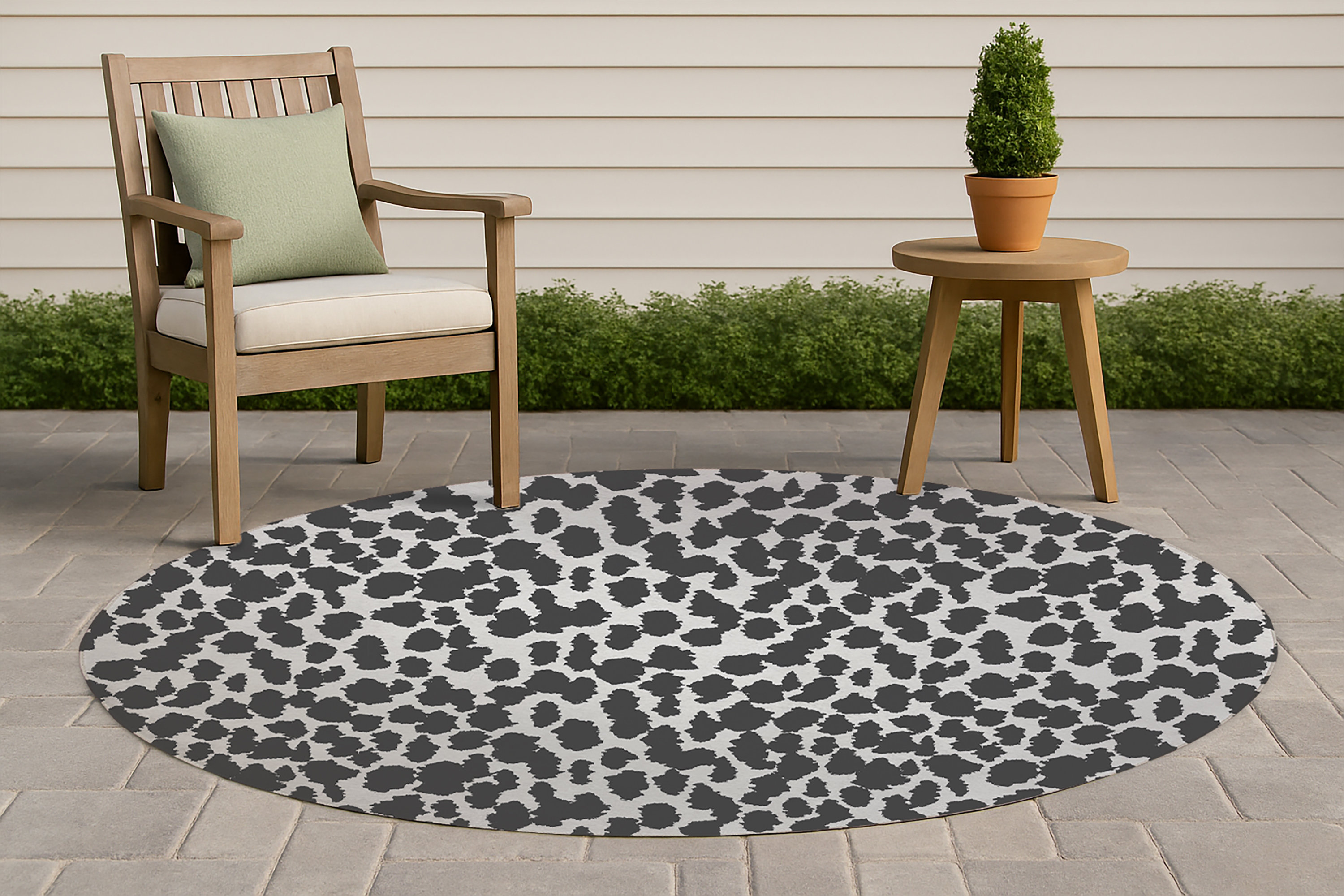 Dakota Fields Animal Splat Non-Slip Outdoor Rug - Wayfair Canada