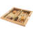 3-in-1 Chess, Backgammon, and Checkers Set – Wooden Board Game Set Folds for Practical Storage and Transport – Travel Board Games 