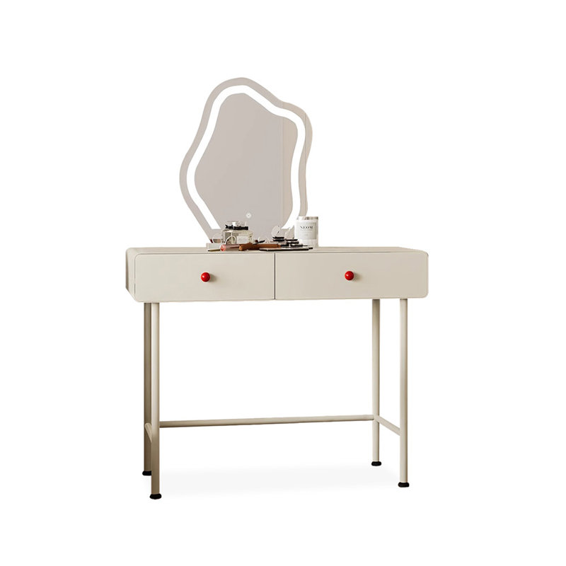 Makeup Vanity with Light mirror,2 drawers