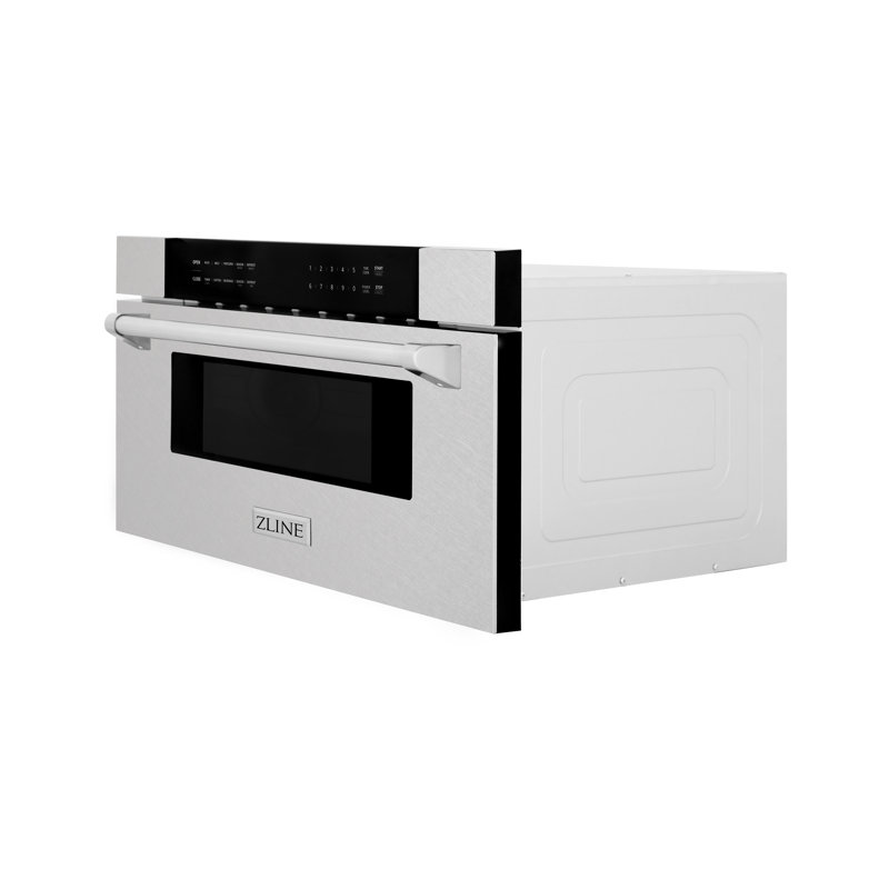 ZLINE 30 in 1.2 cu. ft. Built-in Microwave Drawer, Stainless Steel, Satin Stainless Steel