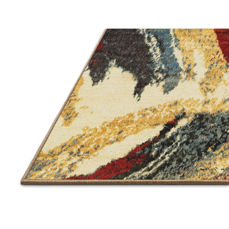 Harice Abstract Indoor Rug, Rectangle 8' x 10'