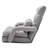 Floor Chair, Floor Gaming Chair with 5 Adjustable Position and Back Support, Folding Sofa Chair with Armrest for Adults, Sofa Lounger Bed with Back Cushion for Living Room and Bedroom, Gray