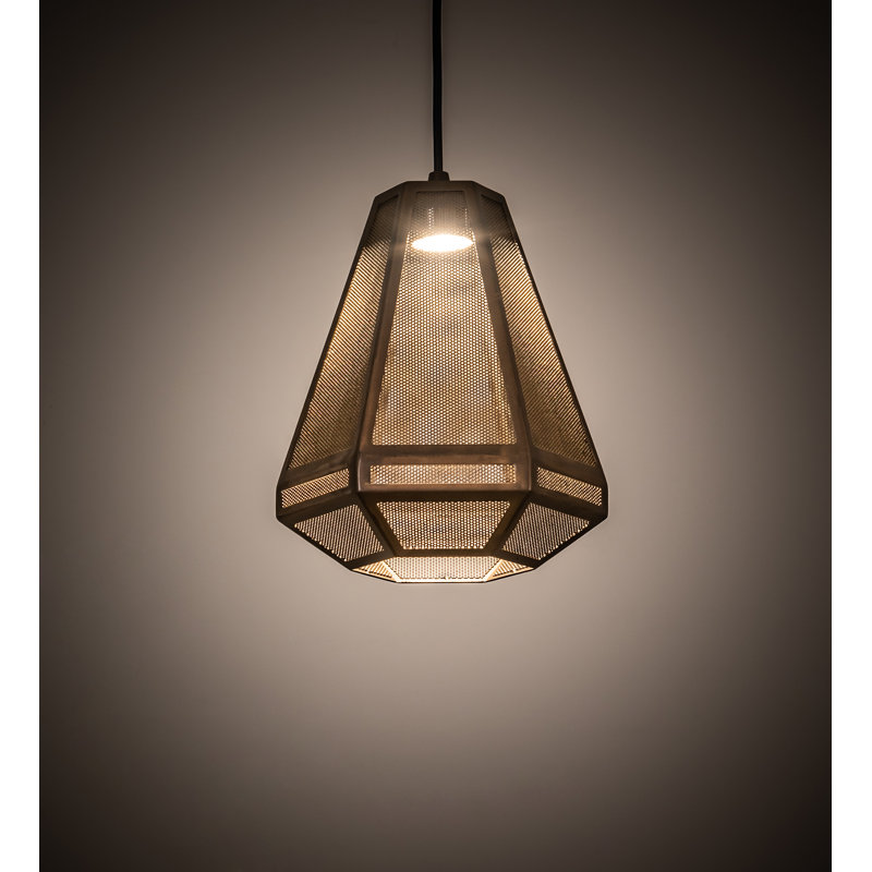 Waylen 1 - Light Antique Copper LED Unique/Statement Pendant