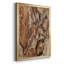 «Tree Texture Triptych I», toile encadrée de qualité supérieure - prête à être accrochée-69982858-69982857