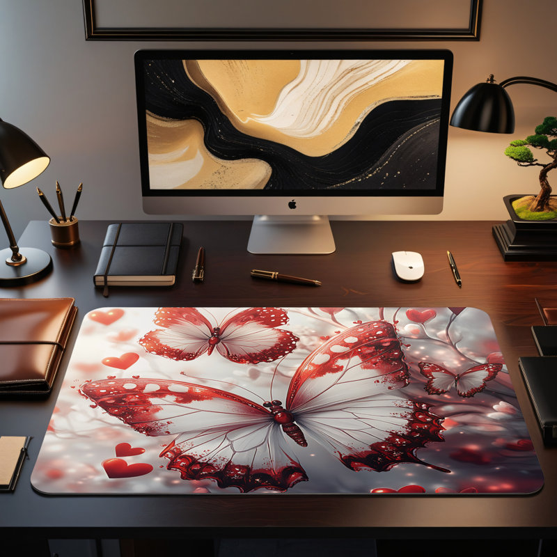 Polyester Desk Pad, 31.5x15.5