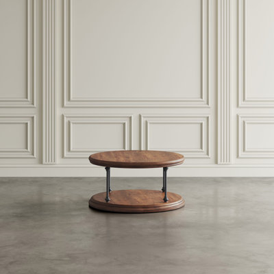 Jiyana 3 - Piece Solid Wood Top Living Room Table Set
