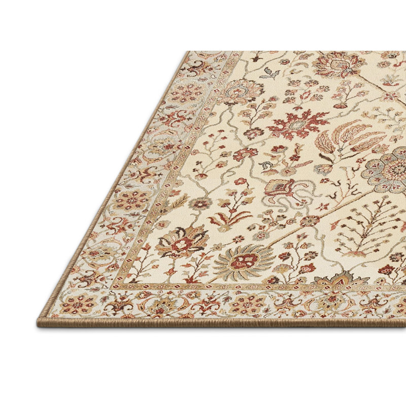 Feodor Floral Indoor Rug, Rectangle 2' x 3'