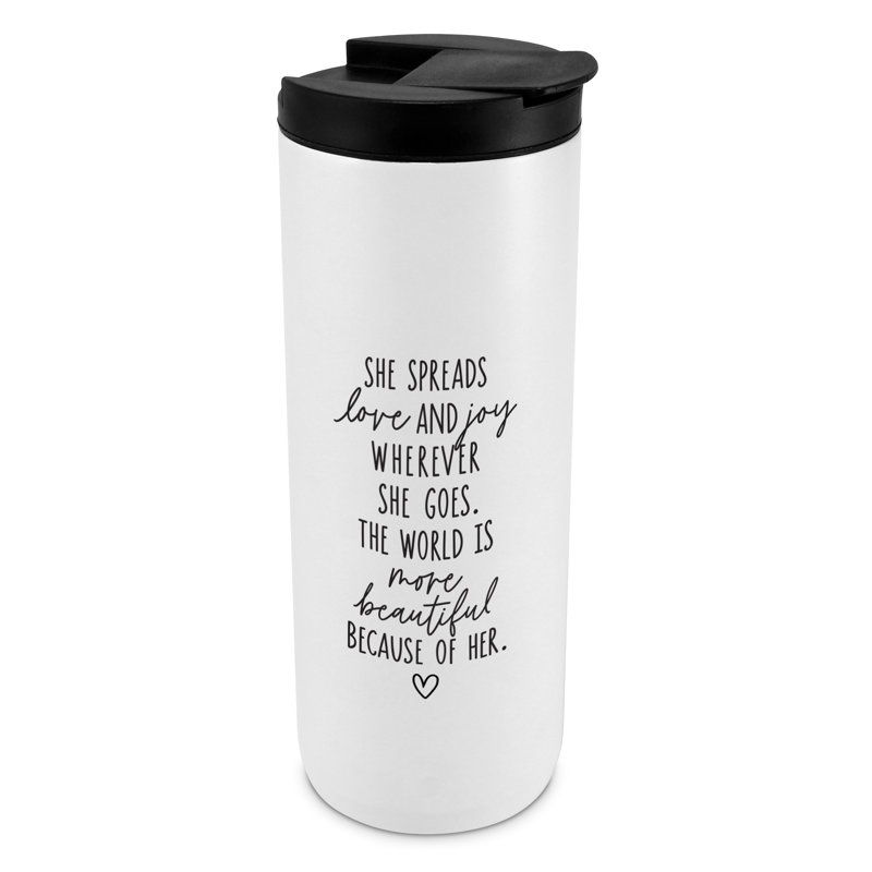 Gobelet Elle répand l'amour et la joie 20 oz