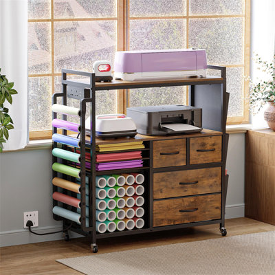 Craft Storage Rolling Cart