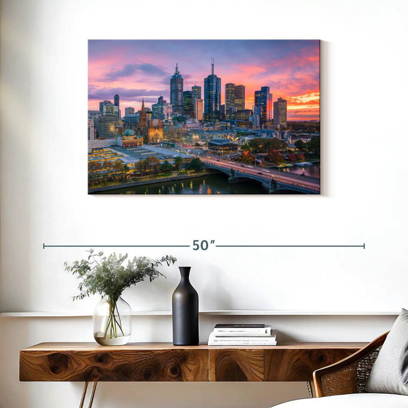 Siréci, crépuscule de Melbourne, H 24 po x l 36 po