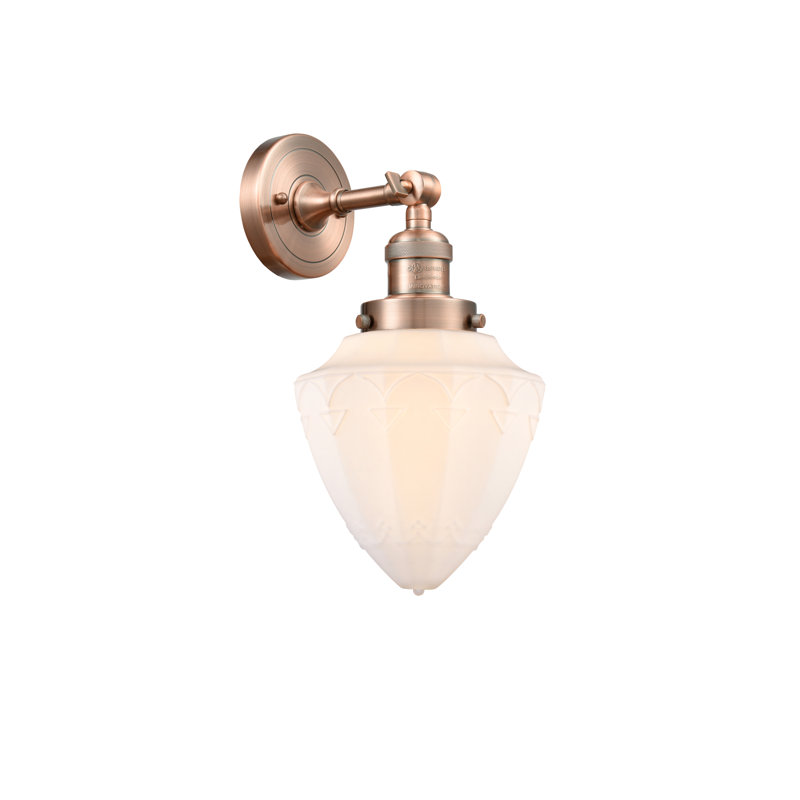 Arfh Armed Sconce, Antique Copper