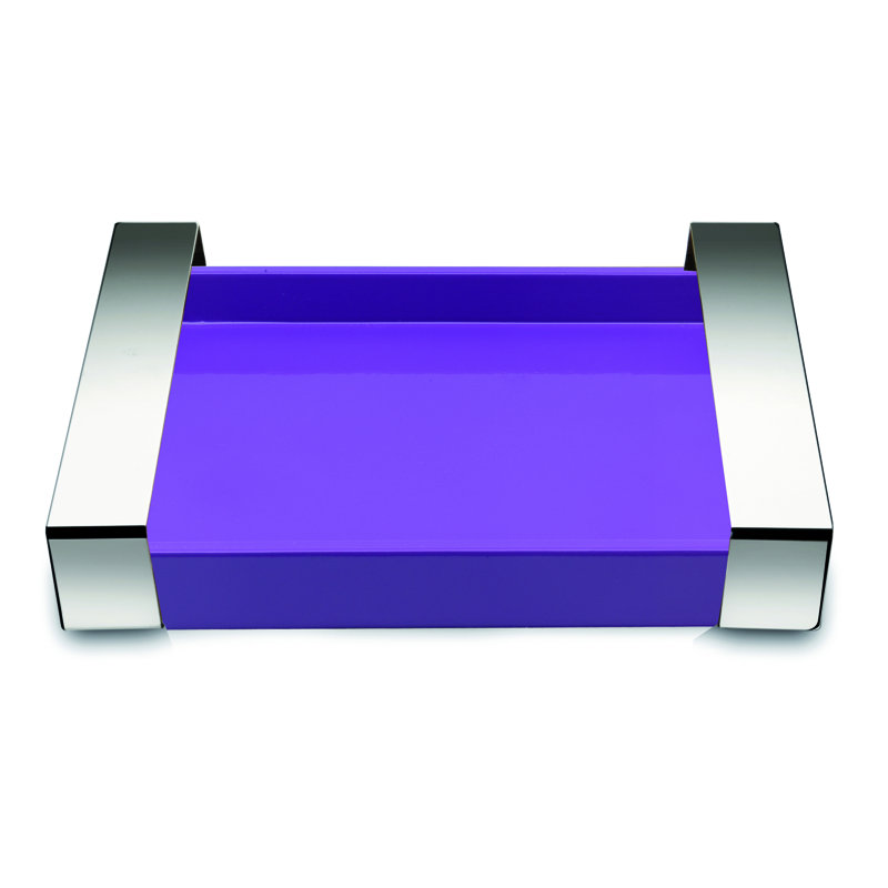 Plateau de service carré Quattro 12,6 po - 12 pièces, Violet