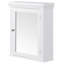 Armoire à pharmacie amovible blanche avec porte en miroir Nantwich