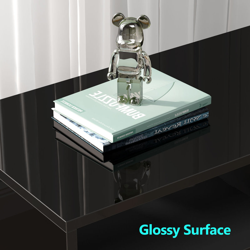 Heiden Fireplace TV Stand with Power Outlets and LED Lights, Adjustable TV Mount for TVs up to 70"