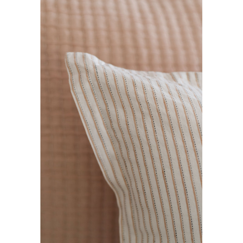 Connor Down Blend Medium Pillow, Ivory/Amber