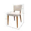 Chaise en bois massif Brielle
