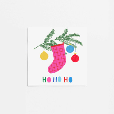 Impression de bas de Noël joyeux II