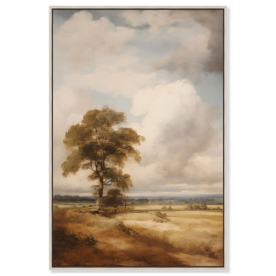 «Golden Field Dream», reproduction d'art sur toile, art côtier classique par Art Remedy