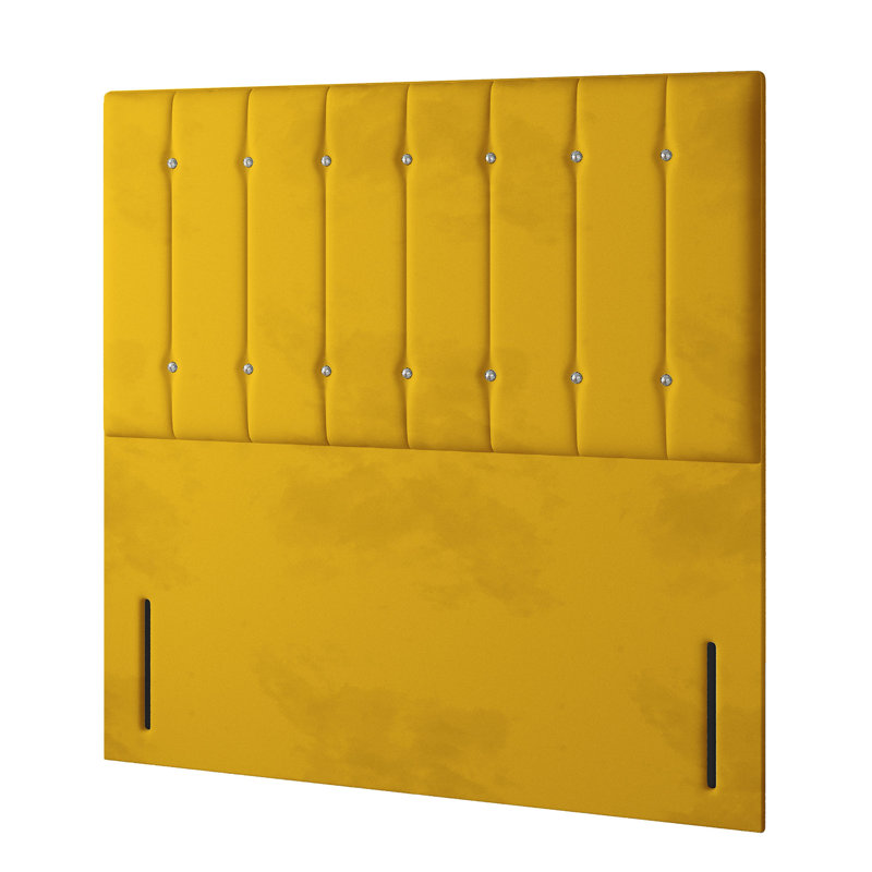 Rothbury Upholstered Headboard, Yellow, Double (4'6)