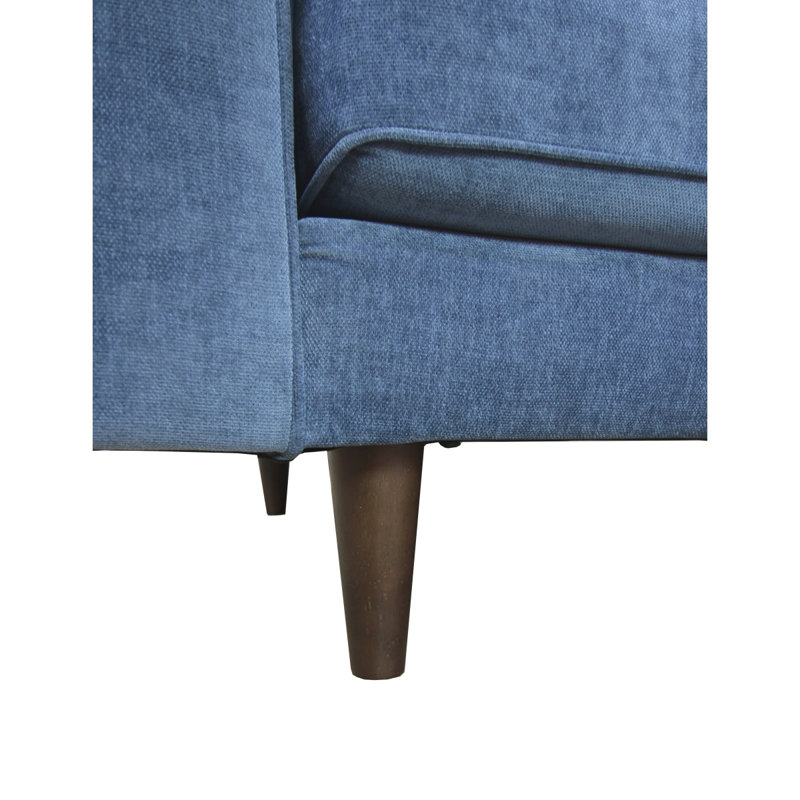 Canapé moderne Anderson RAF Sectionnel Denim Bleu