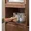 Petite armoire d'appoint à porte rabattable