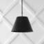 Luminaire suspendu 1 lumière à une cloche-1670314