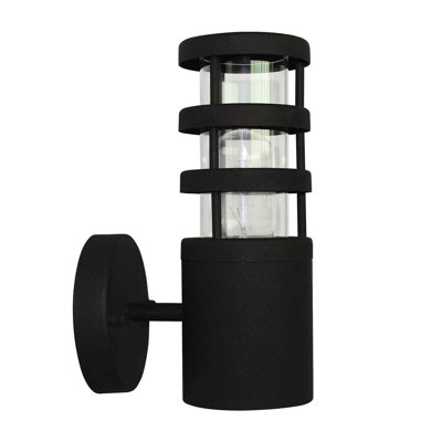 Villeroux Black Outdoor Armed Sconce