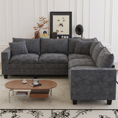 Canapé modulaire moderne avec rangement caché Elara