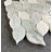 4" x 2" Ming Green Leaf Pattern Marble Novelty Mosaic Tile