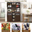 Armoire de rangement de 71 po de hauteur et 47 po de large avec prises de courant, ...