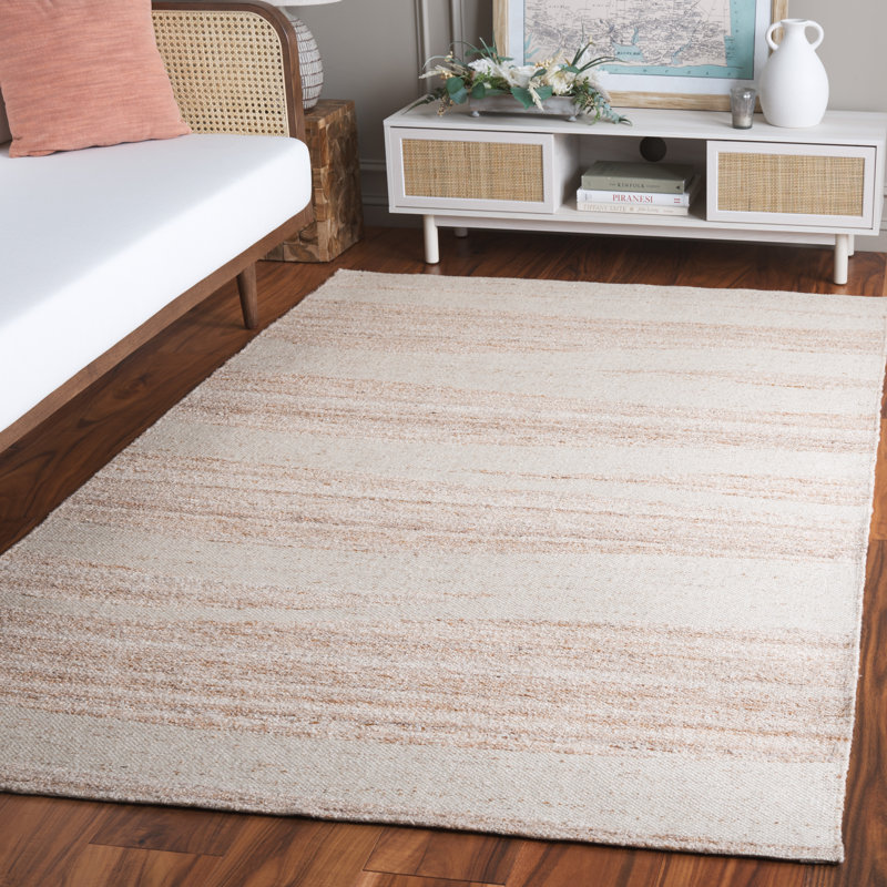 Tapis Sahara 200 en naturel / ivoire, Rectangle de 5 pi x 8 pi