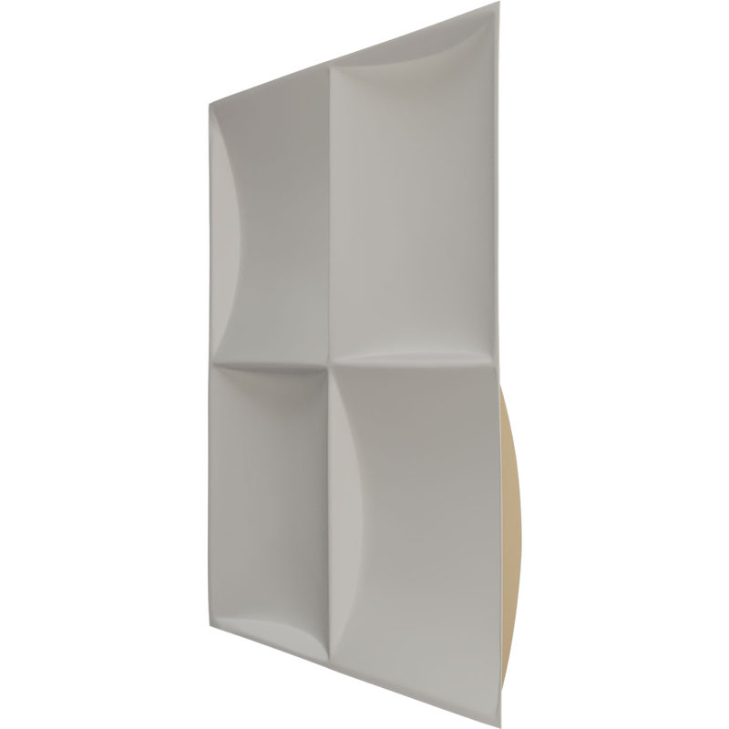 Panneau mural décoratif 3D Smith EnduraWall, Beige fumé satiné UltraCover
