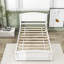 Lit plateforme simple en bois avec tête de lit-920081805
