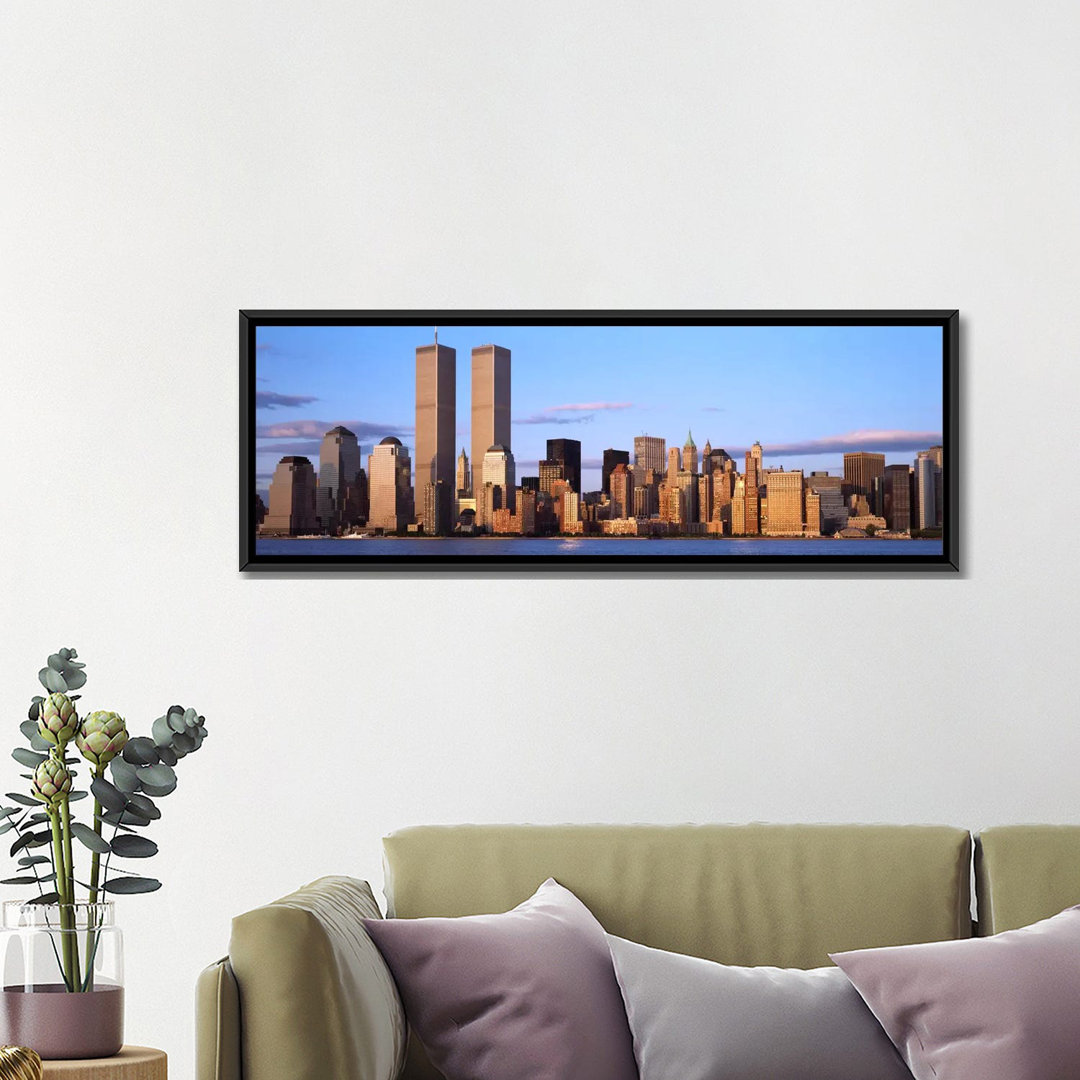 " Skyscrapers In A City World Trade Center, Manhattan, New York City, New York State, USA " by Panoramic Images Ebern Designs 