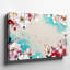 Toile, composition florale éclatante avec un tableau de fleurs, art mural sur toile principalement blanc et rose tendre-486029772