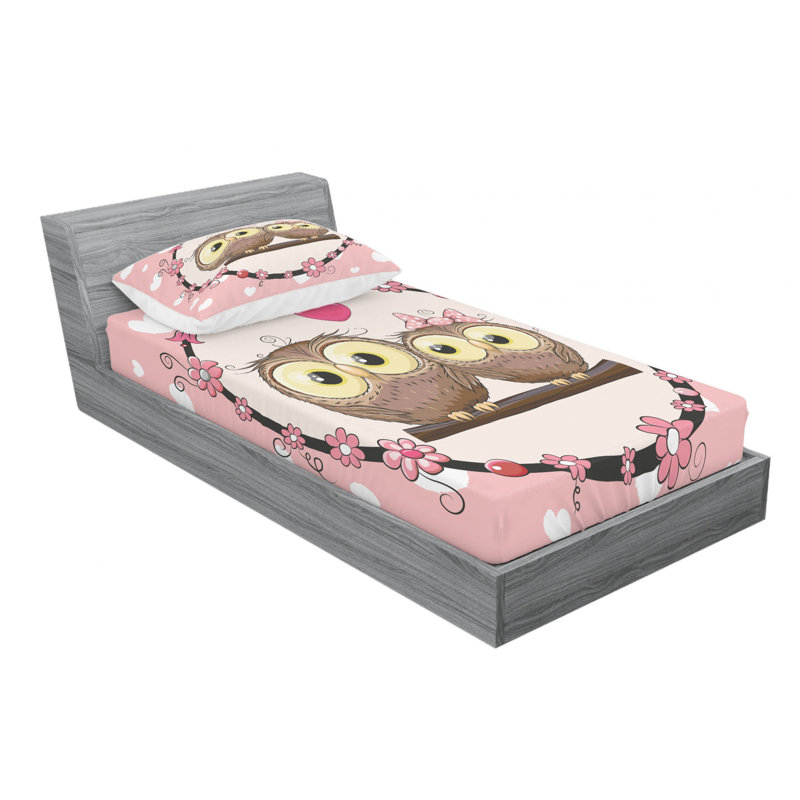 Microfiber Sheet Set, Twin Sheet Set with Fitted Sheet