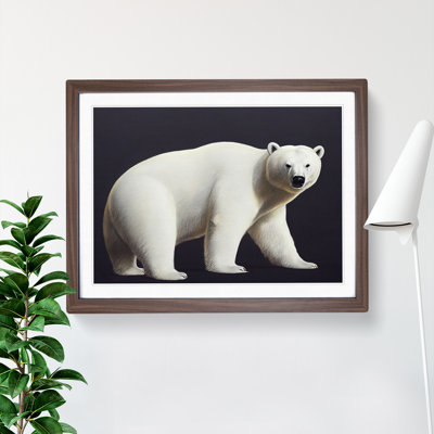 The Enticing Polar Bear - Single Picture Frame Print