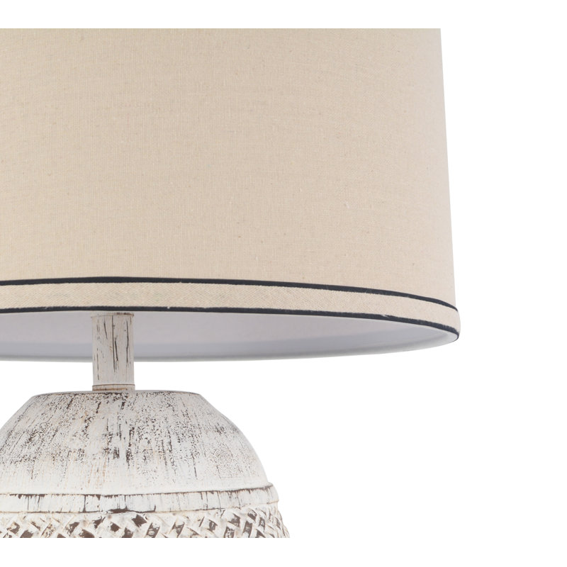Gaia Carved Lattice Table Lamp